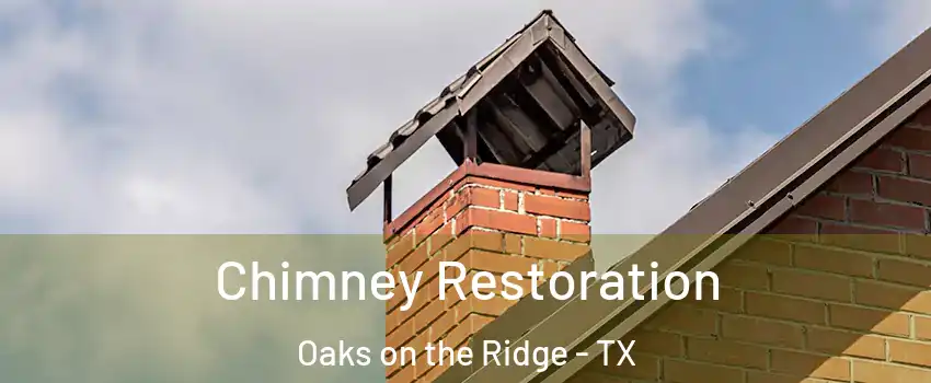 Chimney Restoration Oaks on the Ridge - TX