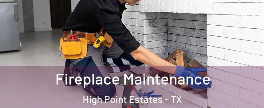 Fireplace Maintenance High Point Estates - TX