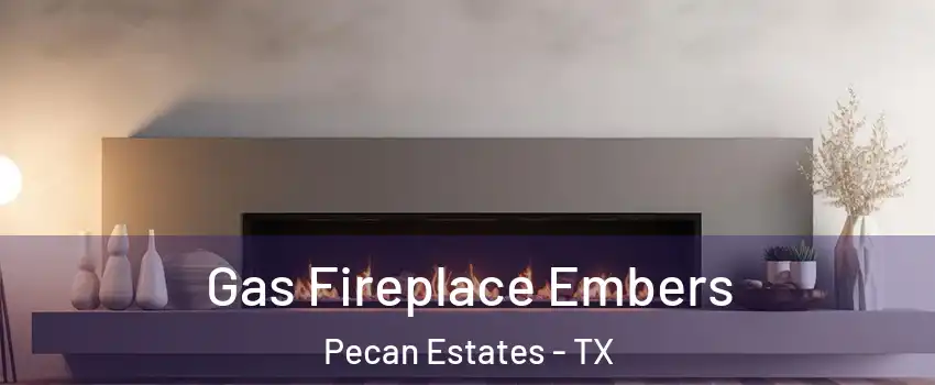 Gas Fireplace Embers Pecan Estates - TX